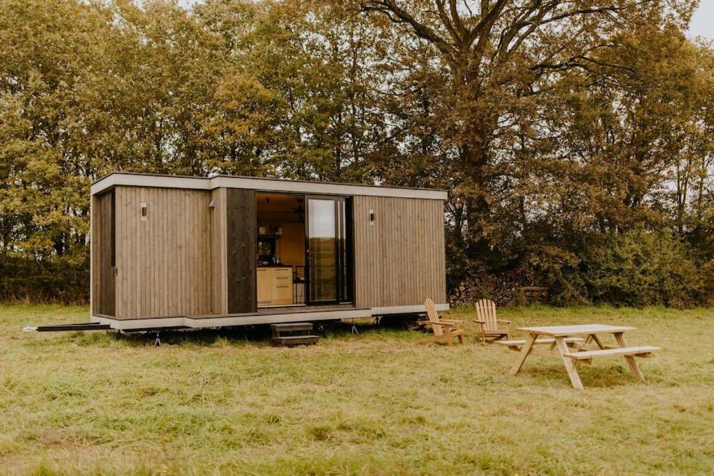 הוילה Les Hays Parcel Tiny House I L'Arche Des Hays מראה חיצוני תמונה